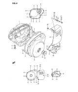 SUZUKI, LS 650 Savage J, KURBELGEHAEUSE ABDECKUNG