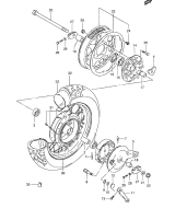 SUZUKI, LS 650 P Savage W, HINTERRAD