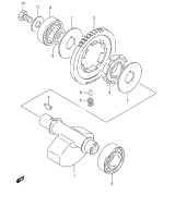 SUZUKI, LS 650 P Savage W, KURBEL AUSGLEICHSWELLE