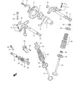 SUZUKI, LS 650 P Savage W, NOCKENWELLE VENTIL