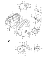 SUZUKI, LS 650 P Savage W, KURBELGEHAEUSE ABDECKUNG