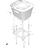 SUZUKI, LS 650 P Savage W, ZYLINDER