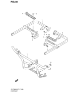 SUZUKI, LTA 700 X EU King Quad K7, FUSSSTUETZE