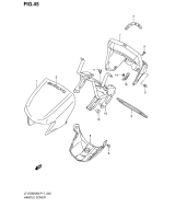 SUZUKI, LTA 700 X EU King Quad K7, GRIFFABDECKUNG