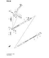 SUZUKI, LTA 700 X EU King Quad K7, HINTERE BREMSE