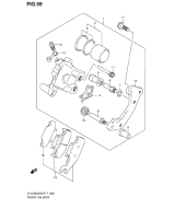 SUZUKI, LTA 700 X EU King Quad K7, FRONT BREMSSATTEL