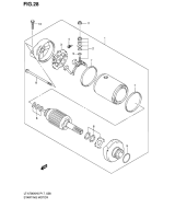 SUZUKI, LTA 700 X EU King Quad K7, ANLASSER