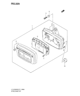 SUZUKI, LTA 700 X EU King Quad K7, TACHOMETER