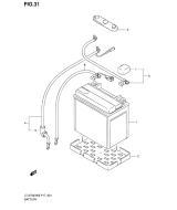 SUZUKI, LTA 700 X EU King Quad K7, BATTERIE