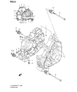 SUZUKI, LTA 700 X EU King Quad K7, KURBELGEHAEUSE