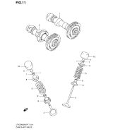 SUZUKI, LTA 700 X EU King Quad K7, NOCKENWELLE VENTIL