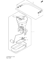 SUZUKI, LTA 700 X EU King Quad K7, TREIBSTOFF PUMPE