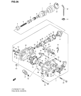 SUZUKI, LTA 700 X EU King Quad K7, KEGELRADGETRIEBE FRONT