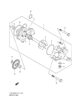 SUZUKI, LTA 700 X EU King Quad K7, WASSER PUMPE