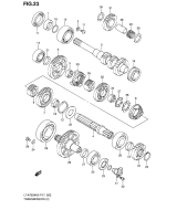 SUZUKI, LTA 700 X EU King Quad K7, GETRIEBE 2