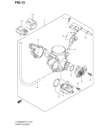 SUZUKI, LTA 700 X EU King Quad K7, DROSSELGEHAEUSE