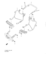 SUZUKI, LTZ 400 EU L1, FUSSSTUETZE