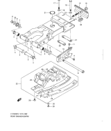 SUZUKI, LTZ 400 EU L1, HINTERER SCHWINGARM