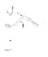 SUZUKI, LTZ 400 EU L1, HINTERE BREMSE