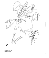 SUZUKI, LTZ 400 EU L1, VORDERER KOTFLUEGEL LTZ400ZL1 E19