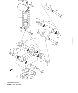 SUZUKI, LTZ 400 EU L1, HINTERER DAEMPFER LTZ400L1 E19