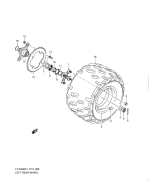 SUZUKI, LTZ 400 EU L1, LINKES HINTERRAD LTZ400L1 E19