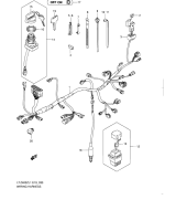 SUZUKI, LTZ 400 EU L1, KABELBAUM LTZ400L1 E19