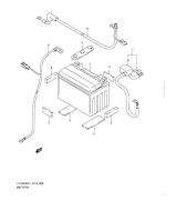 SUZUKI, LTZ 400 EU L1, BATTERIE