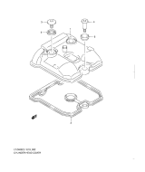 SUZUKI, LTZ 400 EU L1, ZYLINDER KOPF ABDECKUNG