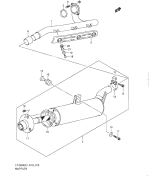 SUZUKI, LTZ 400 EU L1, AUSPUFF