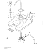 SUZUKI, LTZ 400 EU L1, TREIBSTOFF TANK