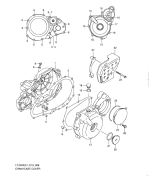 SUZUKI, LTZ 400 EU L1, KURBELGEHAEUSE ABDECKUNG