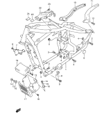 SUZUKI, VL 1500 Intruder LC W, RAHMEN ABDECKUNG