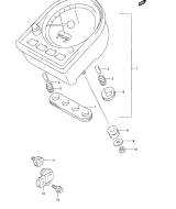 SUZUKI, VL 1500 Intruder LC W, TACHOMETER