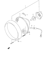 SUZUKI, VL 1500 Intruder LC W, SCHEINWERFER