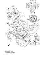 SUZUKI, VL 1500 Intruder LC W, ZYLINDER KOPF VORNE