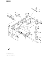 SUZUKI, LTR 450 EU K6, HINTERER SCHWINGARM