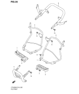 SUZUKI, LTR 450 EU K6, FUSSSTUETZE