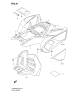 SUZUKI, LTR 450 EU K6, HINTERER KOTFLUEGEL