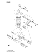 SUZUKI, LTR 450 EU K6, HINTERER DAEMPFER