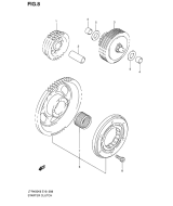 SUZUKI, LTR 450 EU K6, ANLASSER KUPPLUNG