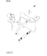 SUZUKI, LTR 450 EU K6, KUEHLER LEITUNG