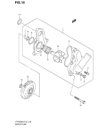 SUZUKI, LTR 450 EU K6, WASSER PUMPE