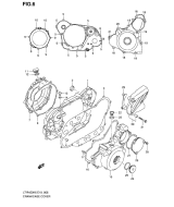 SUZUKI, LTR 450 EU K6, KURBELGEHAEUSE ABDECKUNG