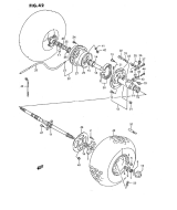 SUZUKI, LTF 160 US S, HINTERRAD