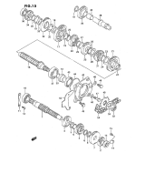 SUZUKI, LTF 160 US S, GETRIEBE