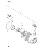 SUZUKI, LTF 160 US S, RUECKSTOSS STARTER OPTIONAL