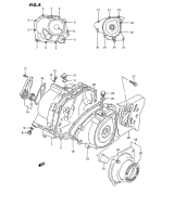 SUZUKI, LTF 160 US S, KURBELGEHAEUSE ABDECKUNG