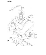 SUZUKI, LTF 160 US S, TREIBSTOFF TANK