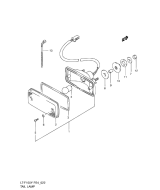 SUZUKI, LTF 160 V, RUECKLICHT